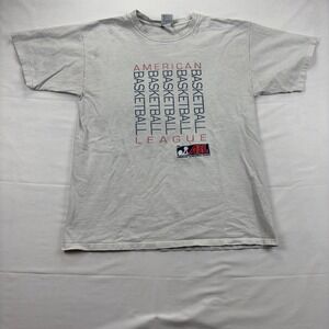 Lady Foot Locker ABL American Basketball League Vintage 90s T Shirt White Large
